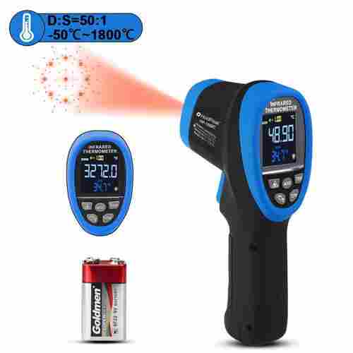 HP 1800C Color LCD Screen Infrared Thermometer