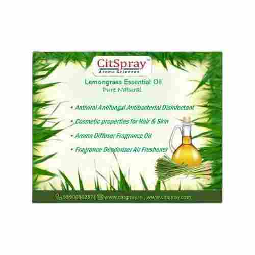 Pure Organic Lemongrass Essential Oil
