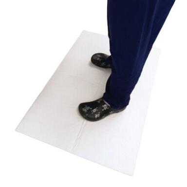 Non Slip Rectangular White Color Waterproof Disposable Medical Absorbent Floor Pad Length: 100  Centimeter (Cm)
