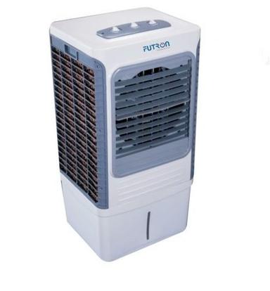 White Floor Standing Air Cooler Air Cooler With 50 Liter Water Tank And Honeycomb Pad