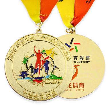 3D Gold Medals Cheap Marathon Medal Running Medal With Ribbon
