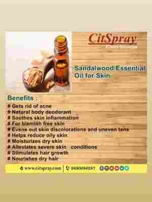 Natural Sandalwood Essential Oil For Skin
