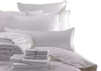 Washable Plain White Hotel Bedding Set With Softer Luxurious Feel