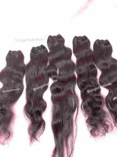 100% Natural Virgin Raw Unprocessed Black Remy Hair