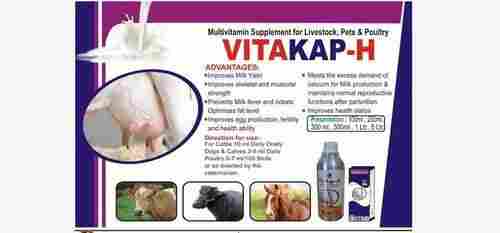 Vitakap-H Multivitamin Supplement For Livestock