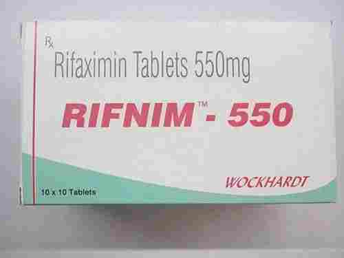 Rifaximin 550 MG Antibiotic Tablets