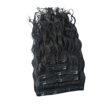 Black 5 Set Clip In Hair Extensions