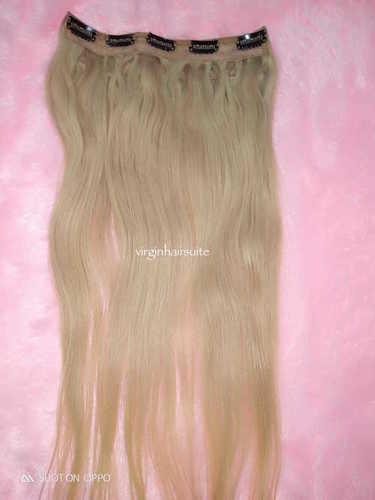Clip-In Blonde Clipin Hair Extension For Ladies