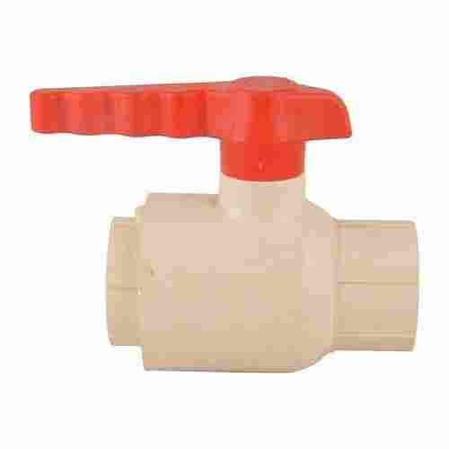 1/2 Inch Manual Plastic CPVC Ball Water Pipe Valve