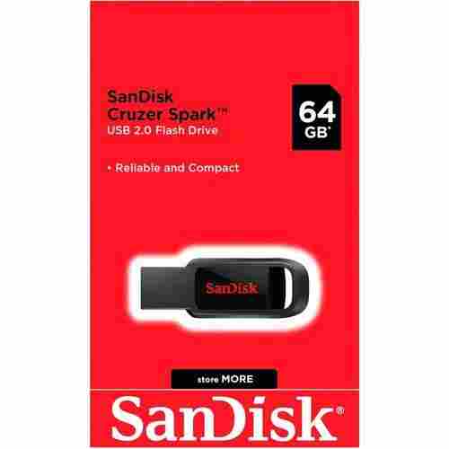 Sandisk Cruzer Force 64 Gb Usb Pen Drive For Data Storage
