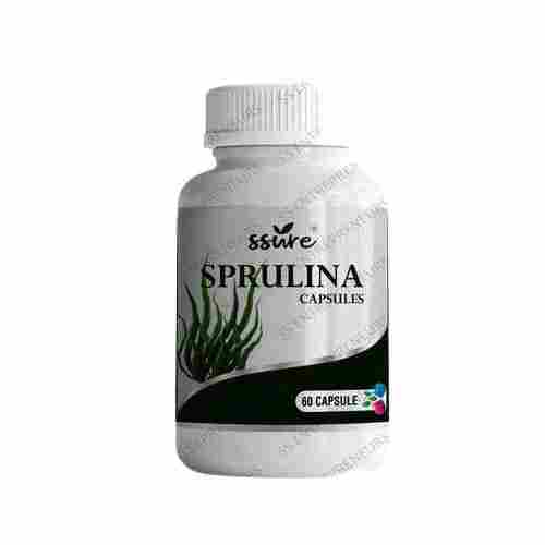 Spirulina Capsules For Antioxidants And Protein, B-Vitamins, Vitamins A, C, D, E And Minerals