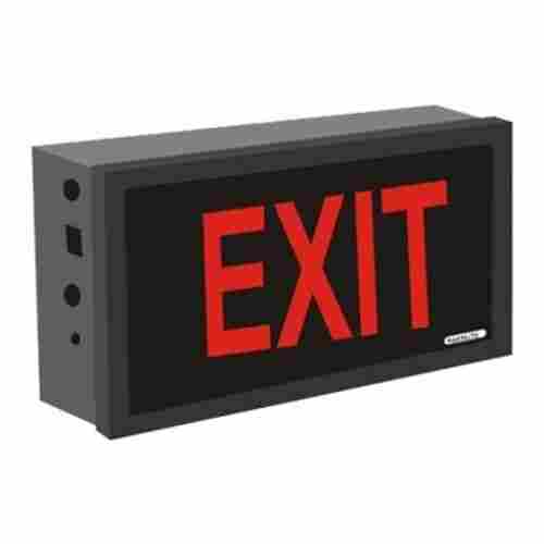 Industrial Crca Sheet Body 4 Watt Power Wall Mount Led Exit Lights And Signage