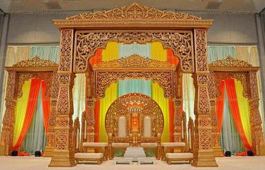Customized Weather Proof Design Easy To Assemble Grand Theme Jodha Akbar Wedding Mandap