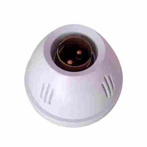 White Round Electric Bulb Holder