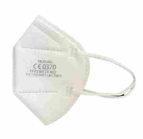 Easy To Use Lightweight 4 Layers White Cotton Face Mask