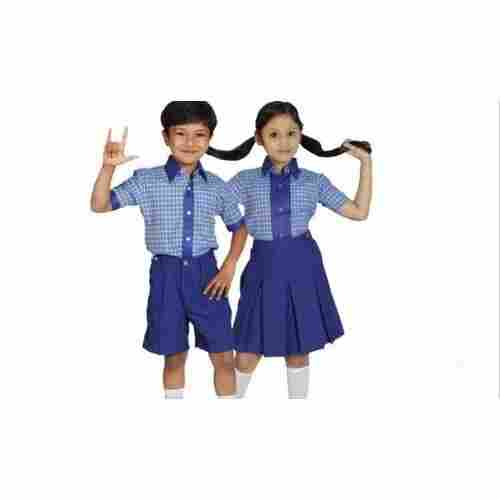  Tag Collection Polyester Girls And Boys Blue School Uniforms 