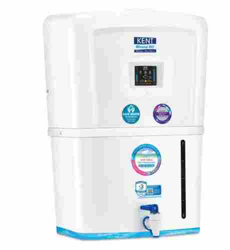 White Plastic Kent Ro Water Purifier With Digital Display Capacity 9 Liter Weight 8 Kg