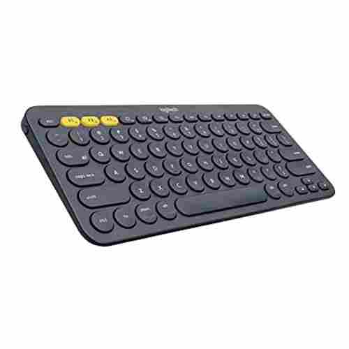 Spill Resistance Light Weight And Long Lasting Black Wireless Keyboard 