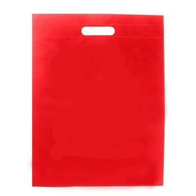  बायोडिग्रेडेबल फैशनेबल लूप-हैंडल कॉटन रेड कलर नॉन वोवन बैग 