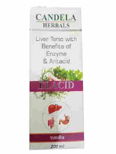 Elacid Candela Herbals Liver Tonic With Benefits Of Enzyme And Antacid Pack Of 200ml