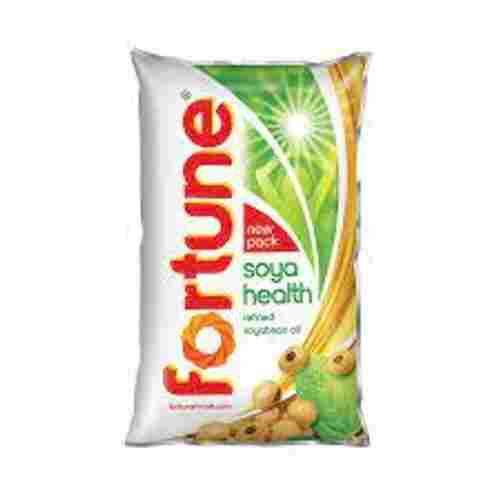 Good Quality Fortune Soya Health Refined Fortune Soyabean Oil, 1 Liter Pouch