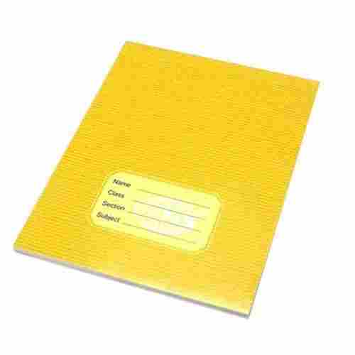 High Quality Thick Bright White Pages Yellow Color Exercise Notebook