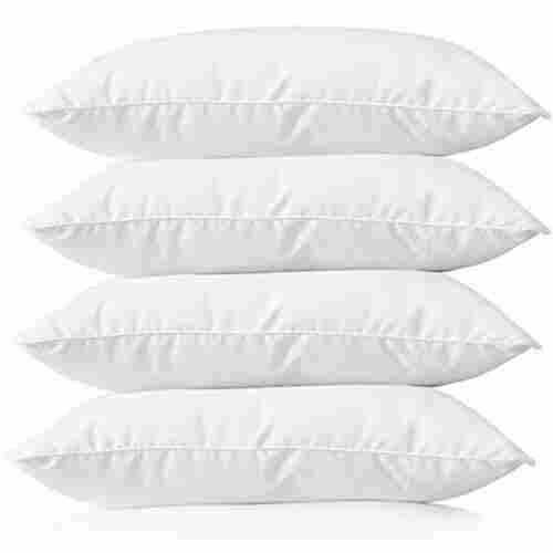 Rectangle Plain White Color Comfortable Candy Pillow with Polyester Filling