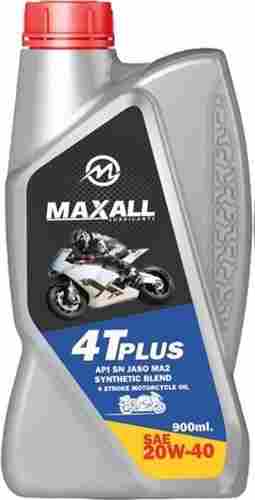 Automobile Synthetic Blend 4 Stroke Maxall 4T Plus Lubricant Oil - 900ml