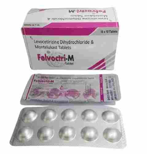 Levocetirizine Dihydrochloride And Montelukast Felvoctri-M 10-X-10-Tablets 