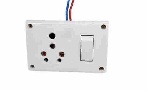 16 Ampere 50 Hertz 240 Volt Rectangle Polycarbonate Switch Wall Socket
