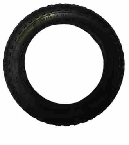 Lightweight Round Shape Solid Rubber Black Two Wheeler Tyres 
