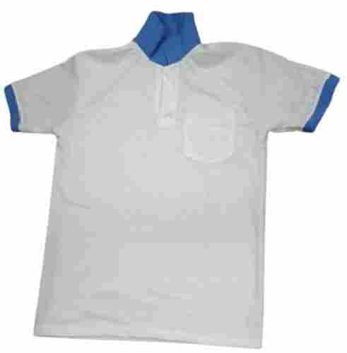 Corporate Casual Cotton Breathable Washable Short Sleeves Plain T-Shirt