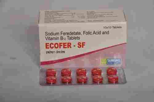 Sodium Feredetate Folic Acid And Vitamin B2 Tablets