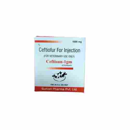 Veterinary Ceftiofur For Injection 1000mg In Third Party Manufacturing