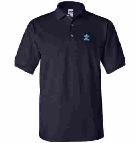 Washable And Quick Dry Short Sleeve Polo Neck Plain Cotton Golf T-Shirt