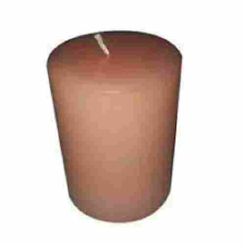 a  7x7.6 Cm Flowery Scented Cotton Wick Pillar Shaped Handmade Soy Wax Candles