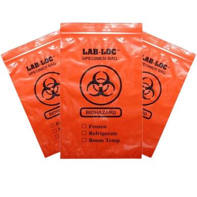 Orange And Black 5 Mm Thick Soft Hardness Rectangular Printed Plastic Pouch For Packaging Use 