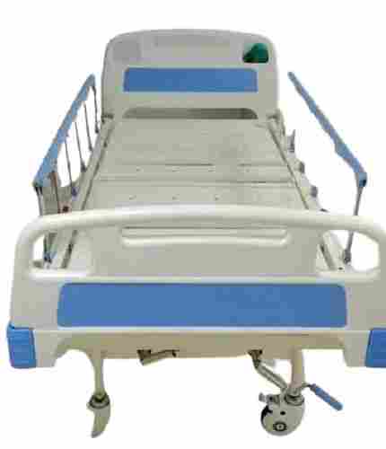 Moveable Rustproof Mild Steel Heavy-Duty Plain Hospital Bed With 4 Wheels