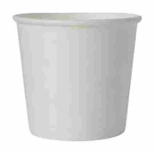 White Plain 4 Inch Size Recyclable Paper Tea Cups For Party And Events Use