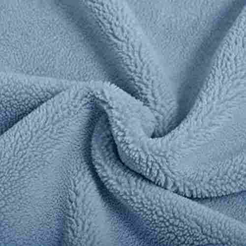 200 Gram Per Cubic Meter Soft And Warm Plain Fleece Fabric