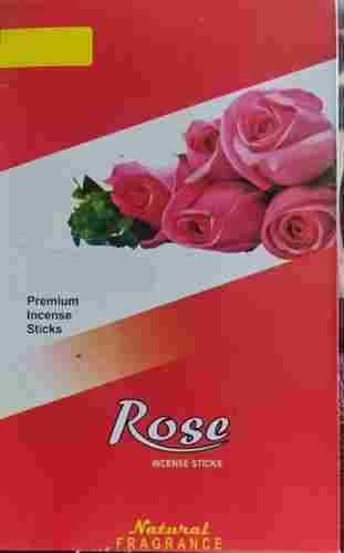 Rose Fragrance Long Lasting Bio Degradable Rough Straight Bamboo Incense Stick