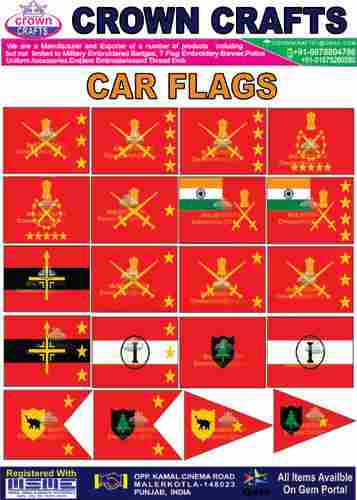 Light Weight Embroidery Car Flags