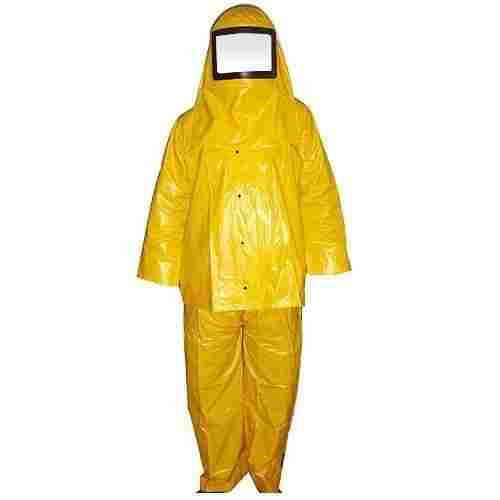 Waterproof And Lightweight Protection Poly Vinyl Chloride Chemical Suits