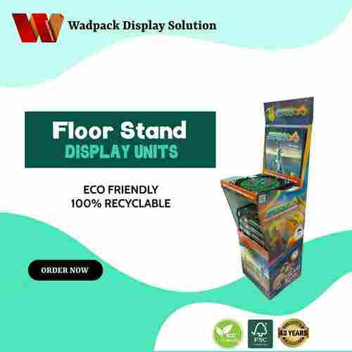 100% Eco-Friendly Recyclable Cardboard Floor Standing Display Unit