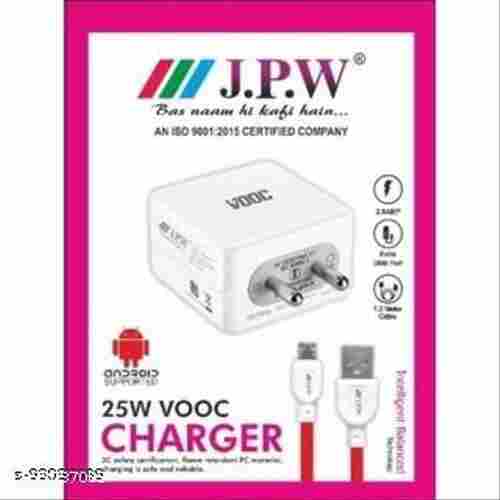 Jpw Jw-Oooc Usb Mobile Charger 25 W With Cable (One Year Warranty)