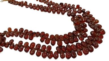 Natural Hessonite Garnet Birth Stone Pear Heart Shape Beads (4x6mm to 9x12mm)