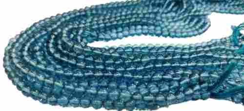 Natural Topaz London Blue Beads 6mm