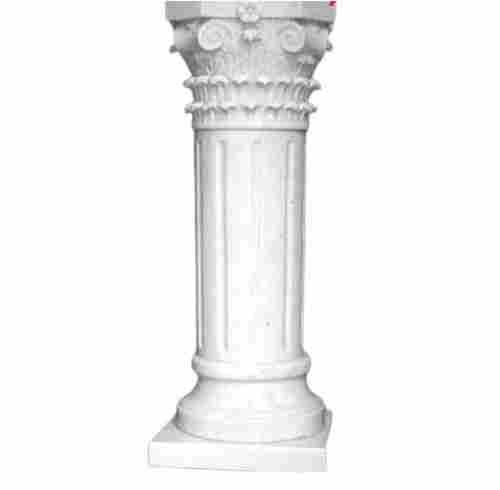White Marble Carved Pillar