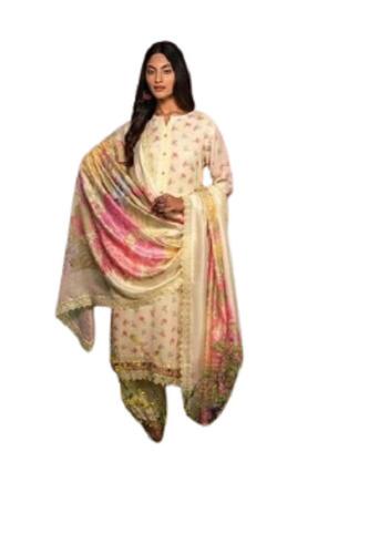 Casual Wear Regular Fit Long Sleeves Printed Readymade Salwar Suits for Ladies