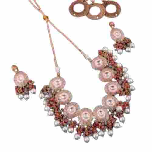 Artificial Necklace With Earring Set